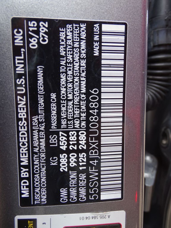 2015 Mercedes-Benz C-Class Image 13