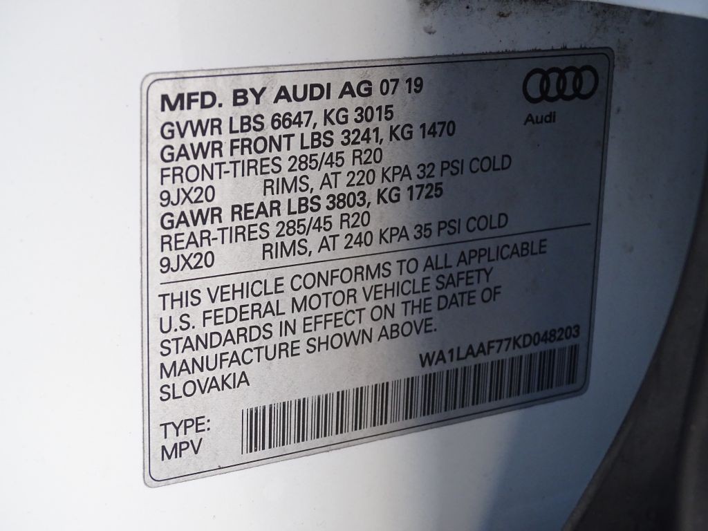 2019 Audi Q7 Image 17