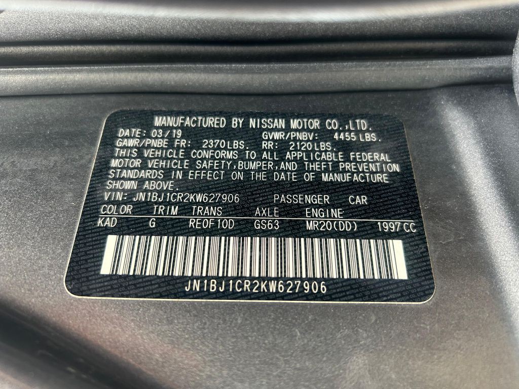 2019 Nissan Rogue Image 8