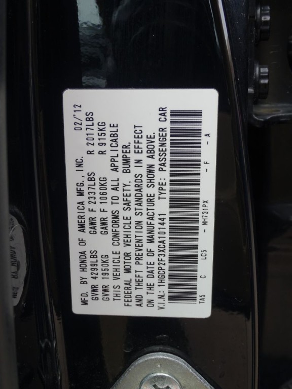 2012 Honda Accord Image 18