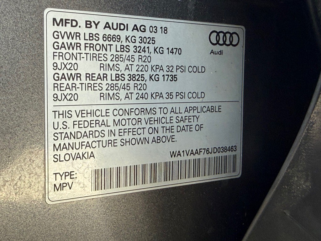 2018 Audi Q7 Image 28