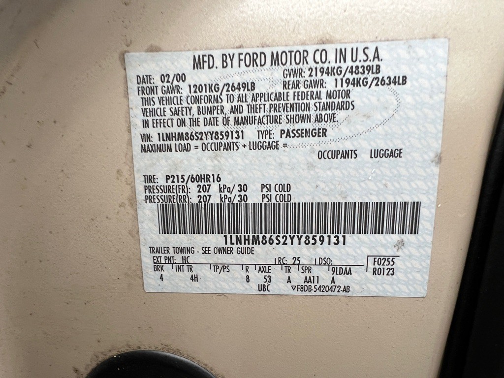 2000 Lincoln LS Image 22
