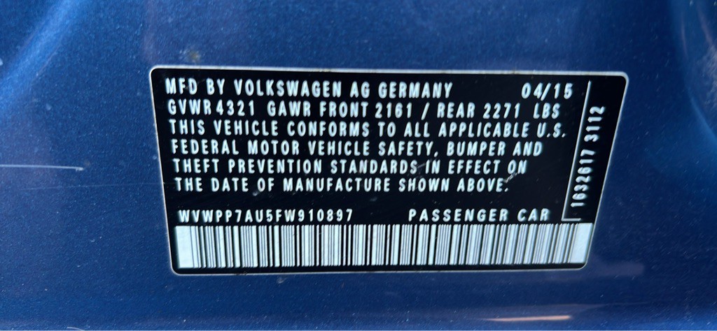 2015 Volkswagen Golf Image 20