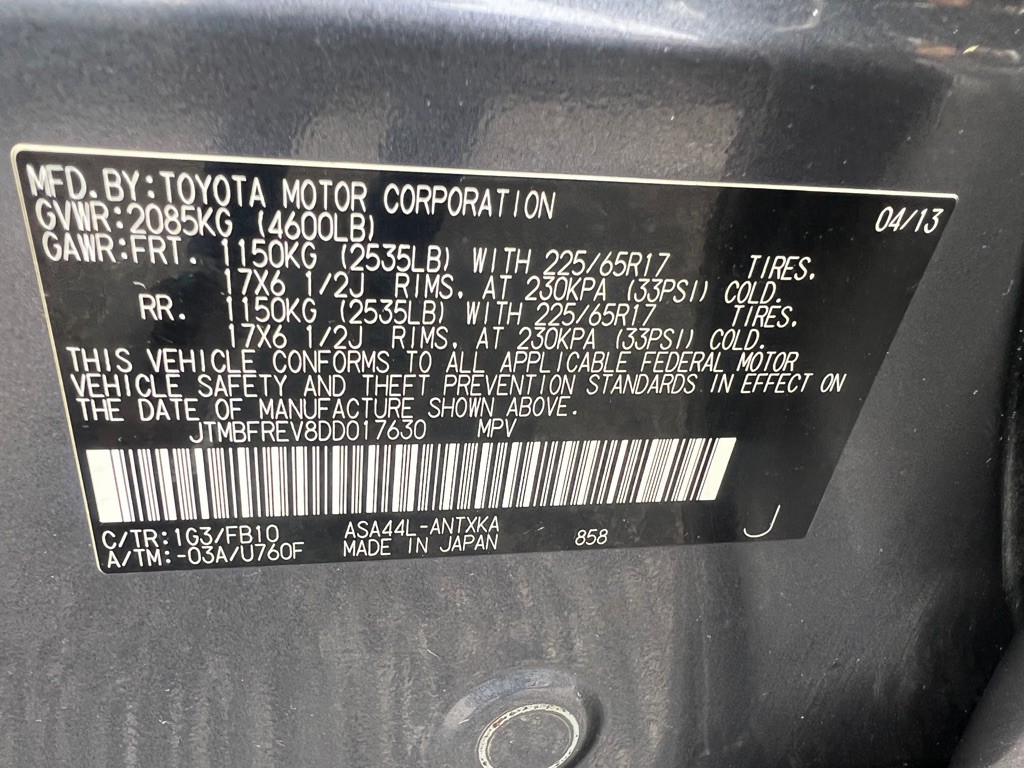 2013 Toyota Rav4 Image 26