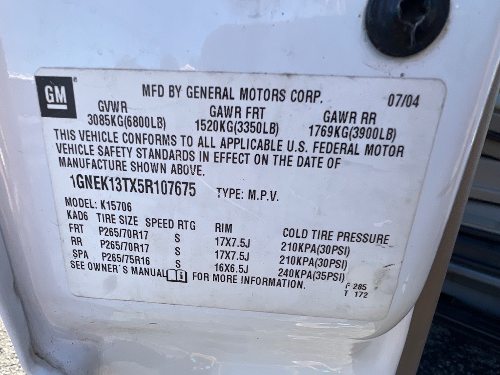 2005 Chevrolet Tahoe Image 28