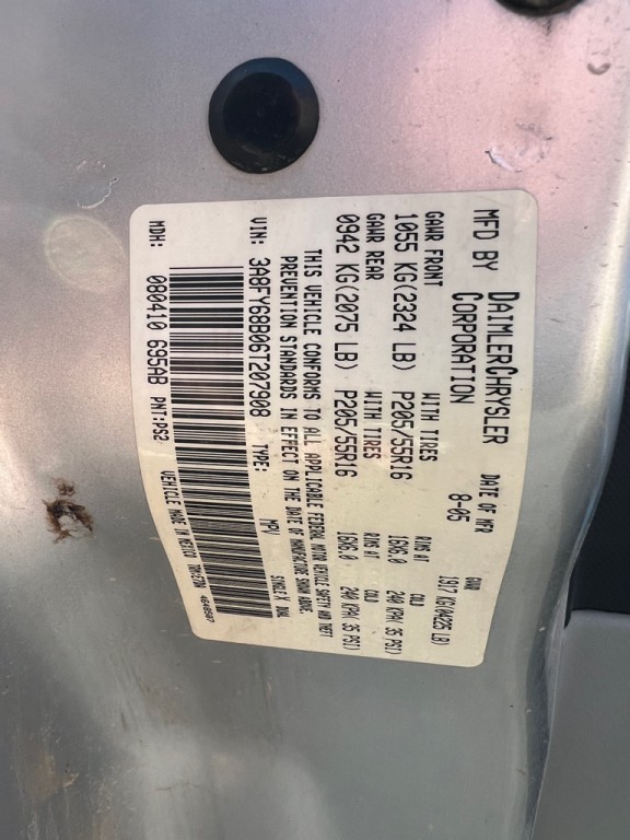 2006 Chrysler PT Cruiser Image 16