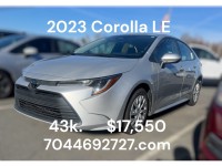 Image for 2023 Toyota Corolla LE ID: 6573288