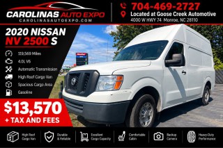 Image for 2020 Nissan NV 2500 S ID: 7623820