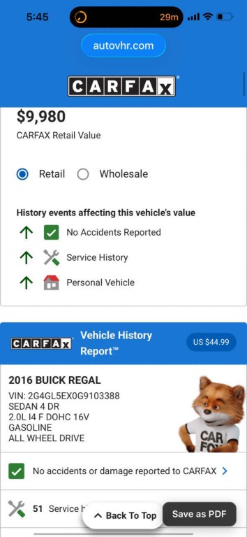 2016 Buick Regal Image 2