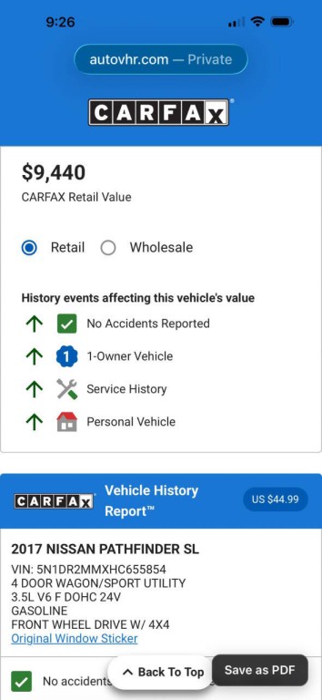 2017 Nissan Pathfinder Image 9