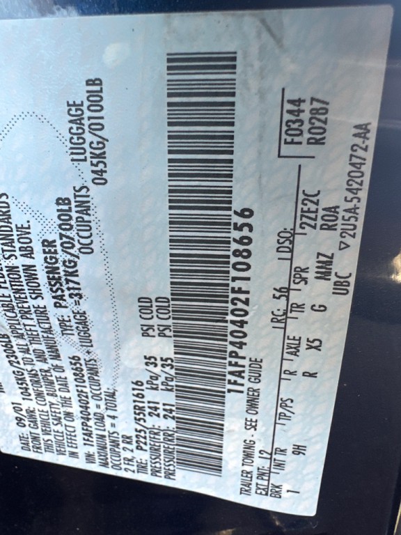 2002 Ford Mustang Image 10