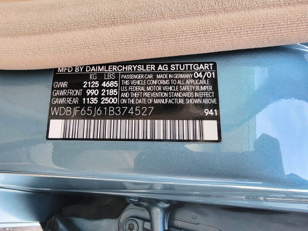 2001 Mercedes-Benz E-Class Image 35