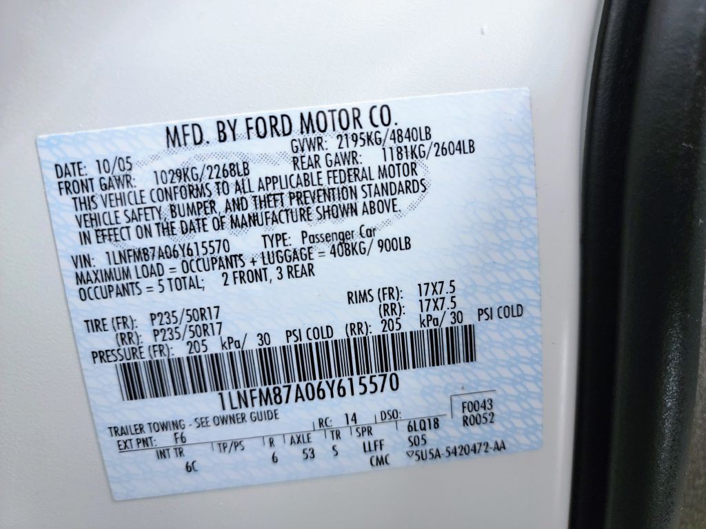 2006 Lincoln LS Image 12