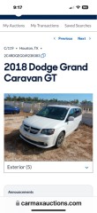 Image for 2018 Dodge Grand Caravan GT ID: 6924285