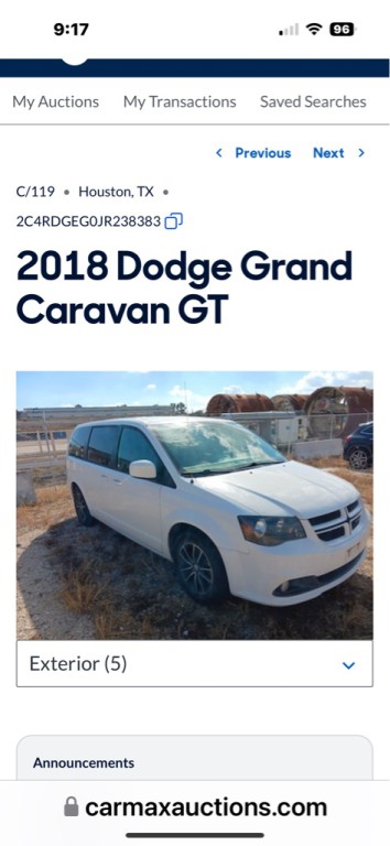 2018 Dodge Grand Caravan Image 2