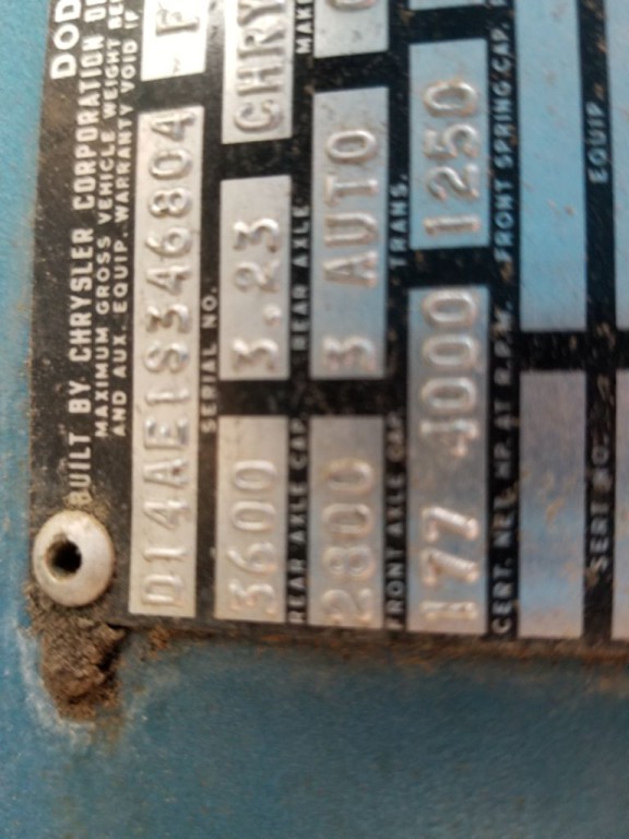 1971 Dodge D-Series Image 3