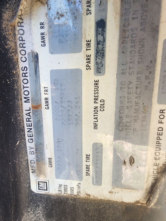 1987 Chevrolet Blazer Image 3