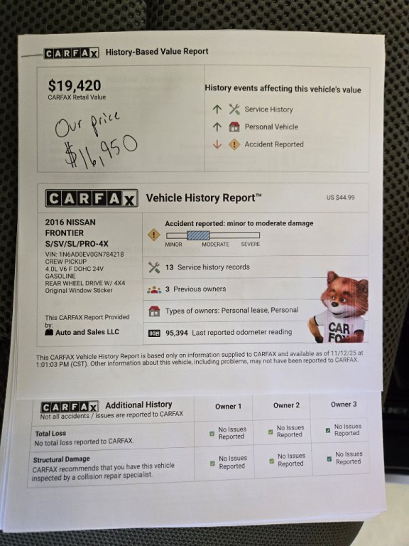 2016 Nissan Frontier Image 10