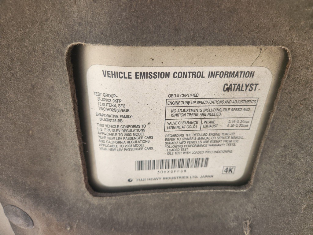 2003 Subaru Legacy Image 13