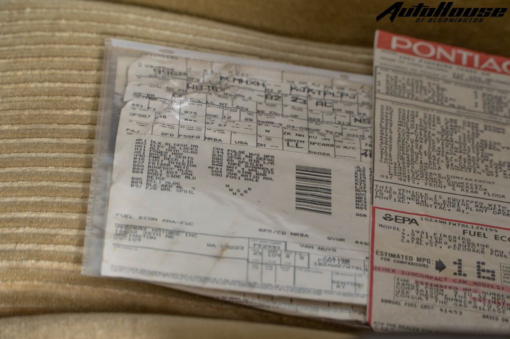 1981 Pontiac Firebird Image 55