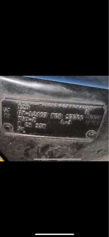 1967 Chevrolet Camaro Image 78