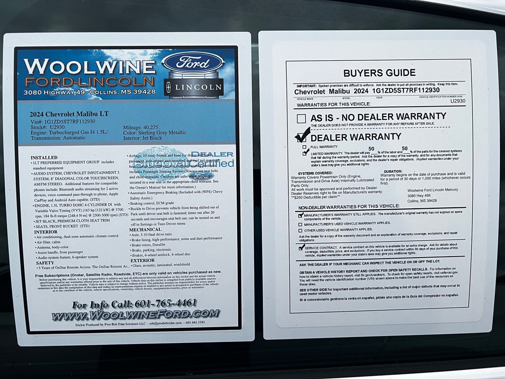 2024 Chevrolet Malibu Image 3