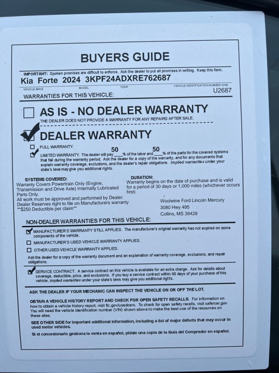 2024 Kia Forte Image 8