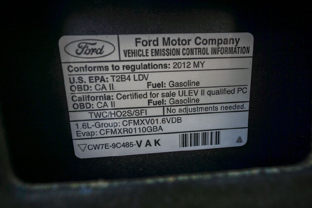 2012 Ford Fiesta Image 36