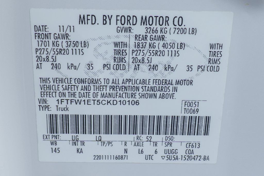 2012 Ford F-150 Image 33