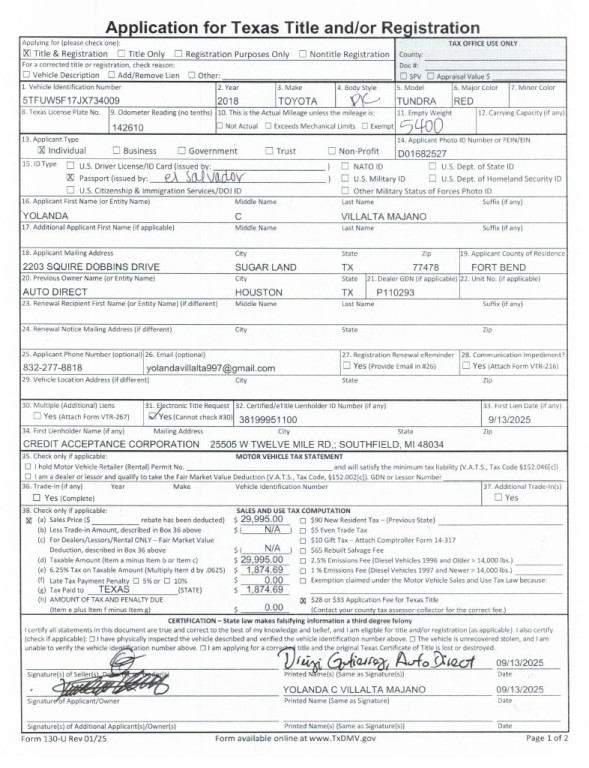 2018 Toyota Tundra Image 1