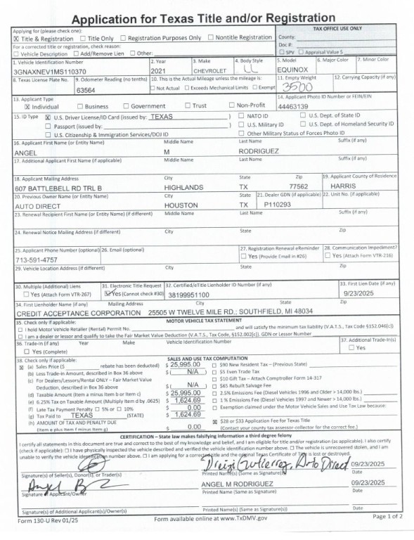 2021 Chevrolet Equinox Image 1