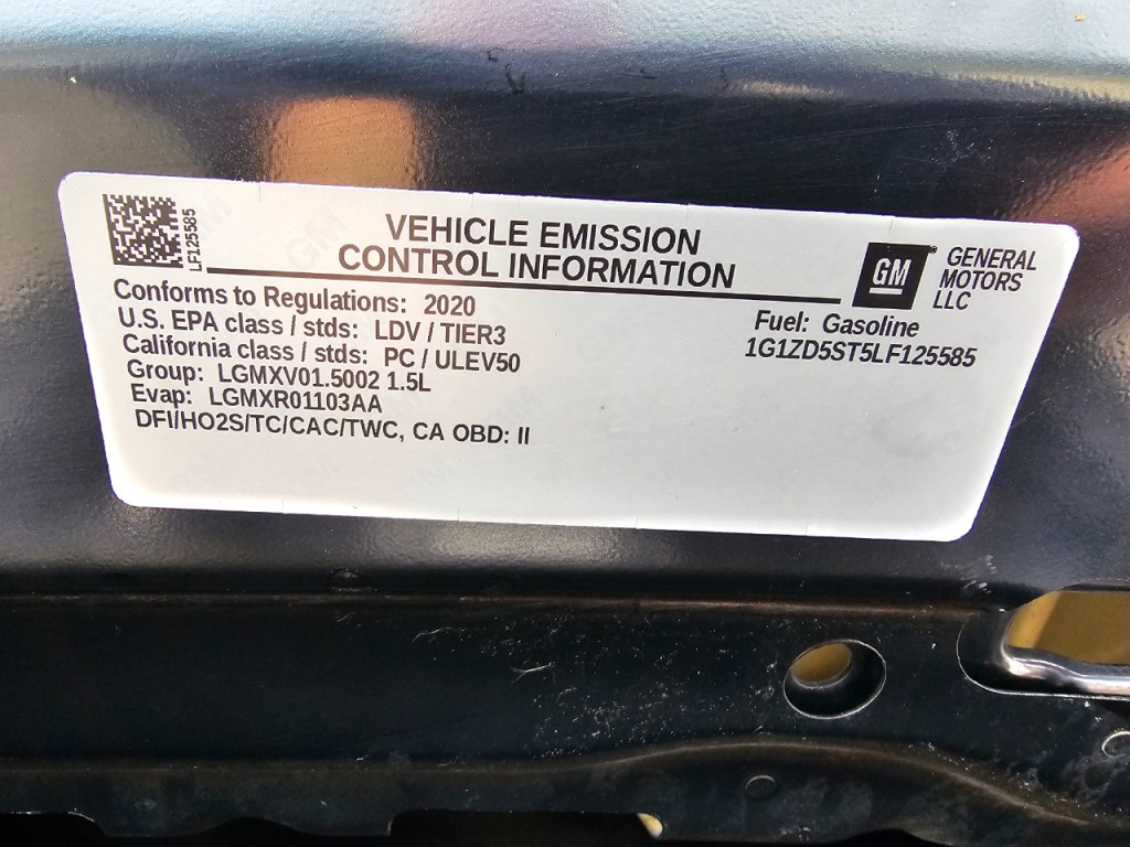 2020 Chevrolet Malibu Image 28