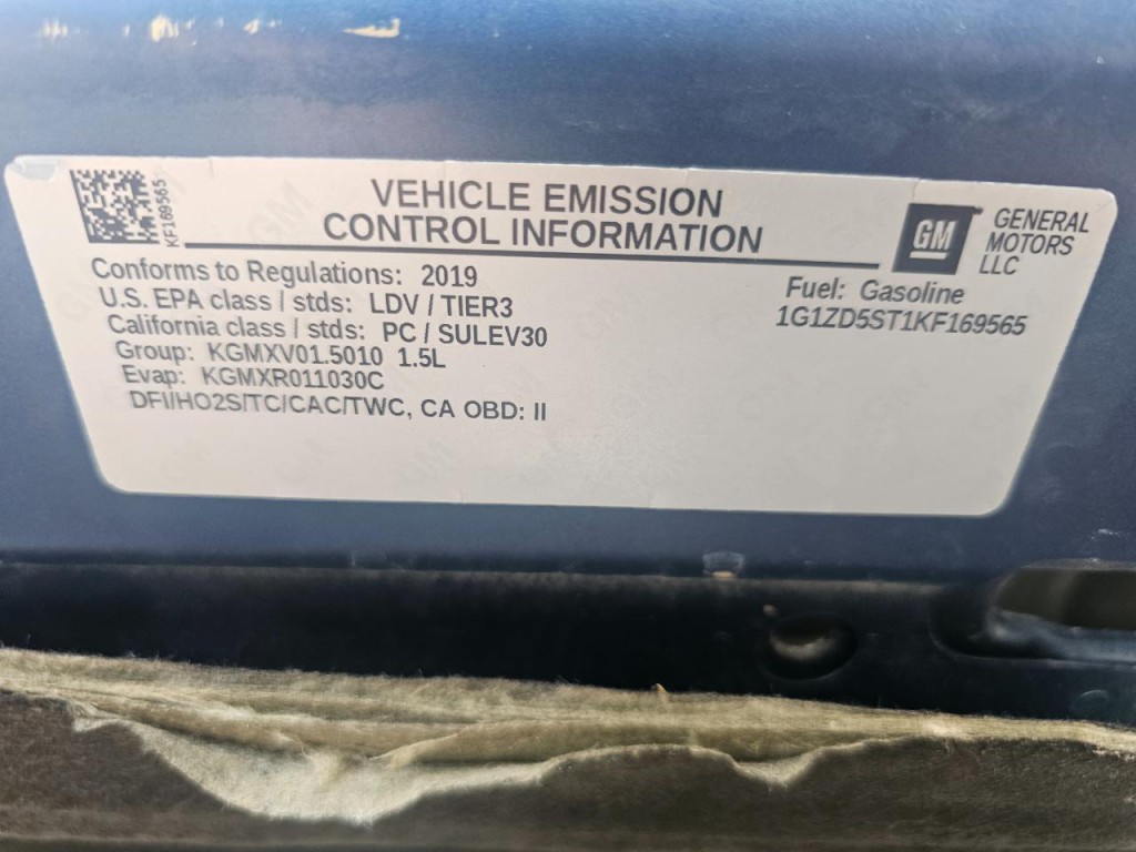 2019 Chevrolet Malibu Image 29