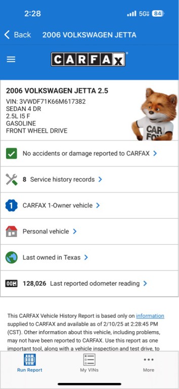 2006 Volkswagen Jetta Image 10