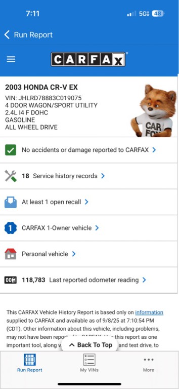 2003 Honda CR-V Image 12