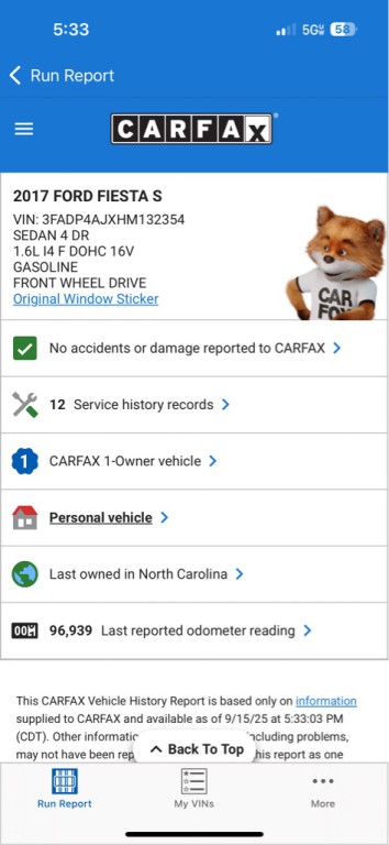 2017 Ford Fiesta Image 12
