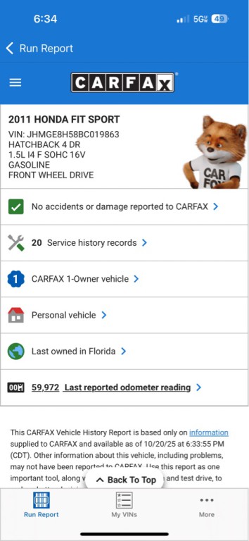 2011 Honda Fit Image 12