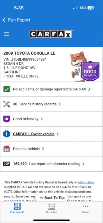 2009 Toyota Corolla Image 10