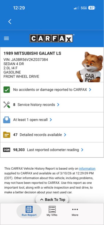 1989 Mitsubishi Galant Image 14