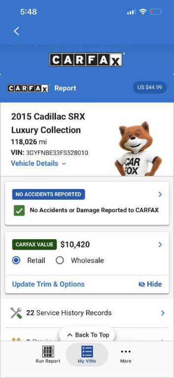 2015 Cadillac SRX Image 21