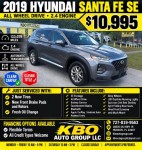 Image for 2019 Hyundai Santa Fe SE ID: 7713367