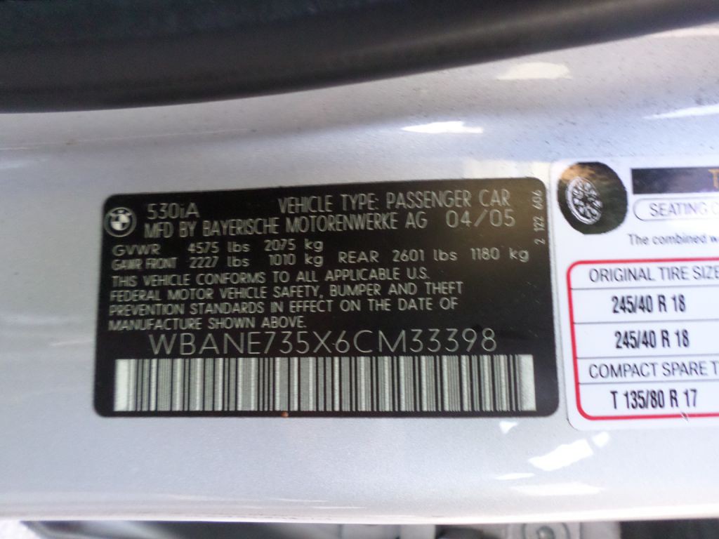 2006 BMW 5 Series Image 34