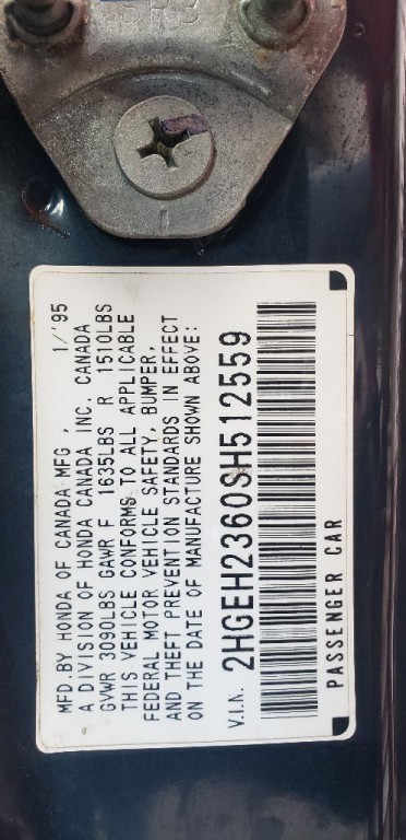 1995 Honda Civic Image 16