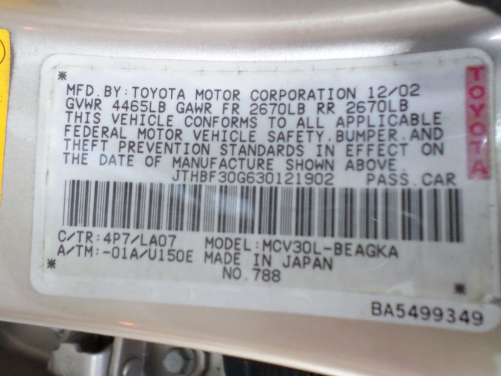 2003 Lexus ES Image 14