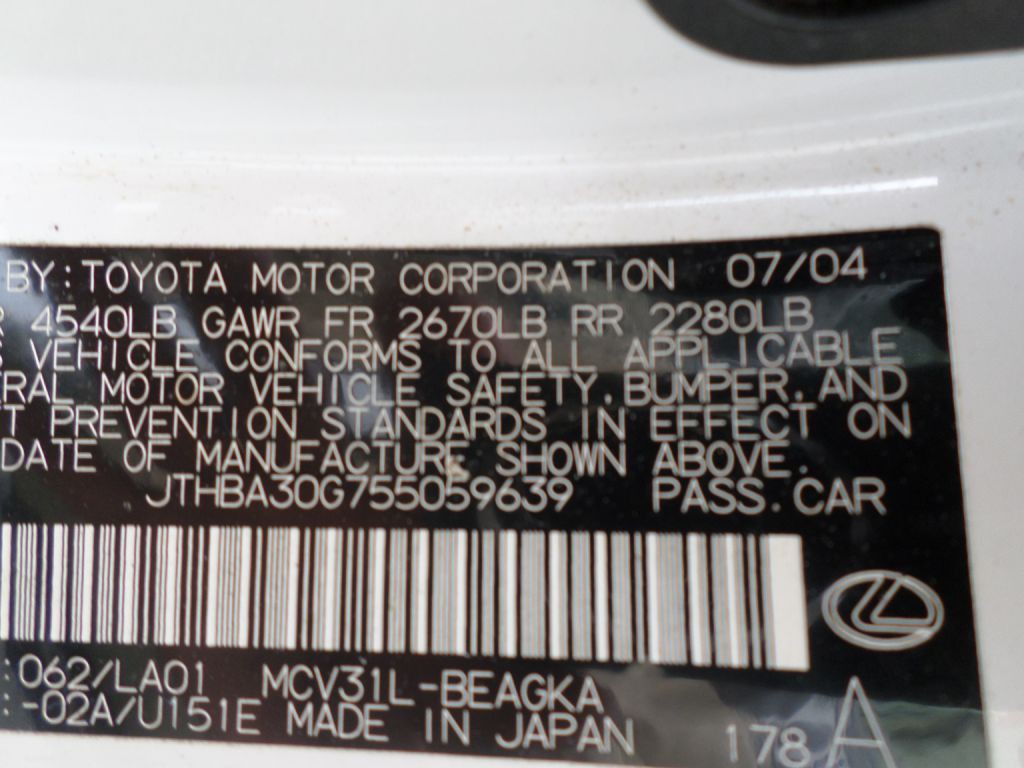 2005 Lexus ES Image 20
