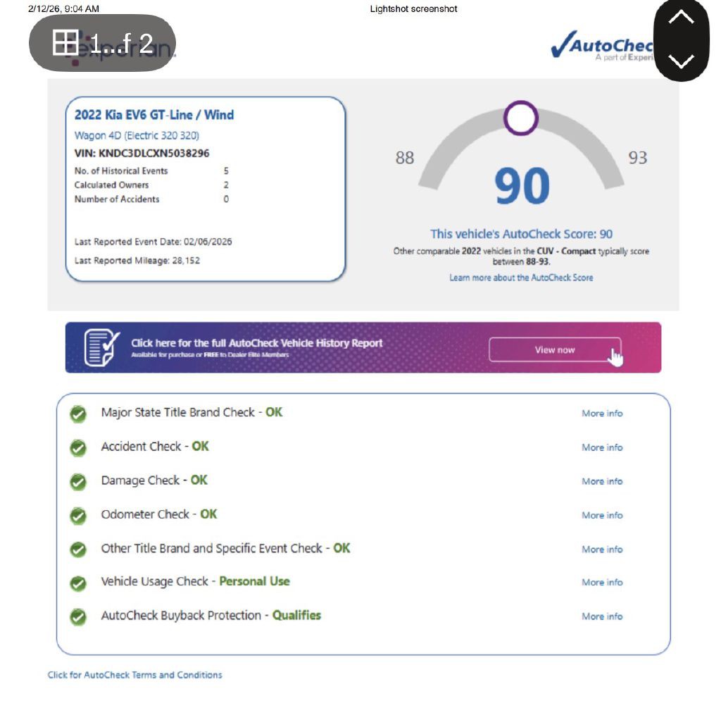 2022 Kia EV6 Image 14