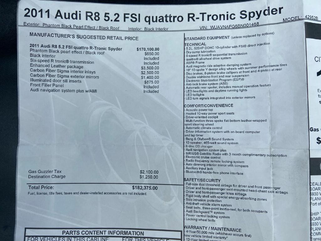 2011 Audi R8 Image 42