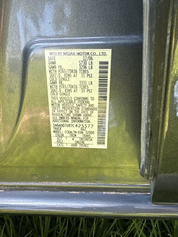 2007 Nissan Frontier Image 11