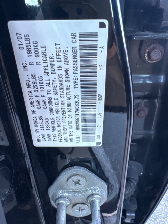 2007 Honda Accord Image 11