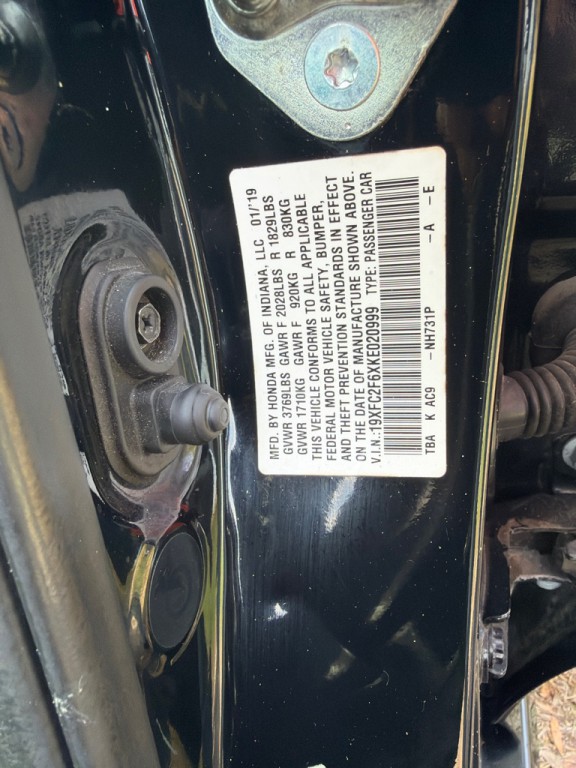 2019 Honda Civic Image 11